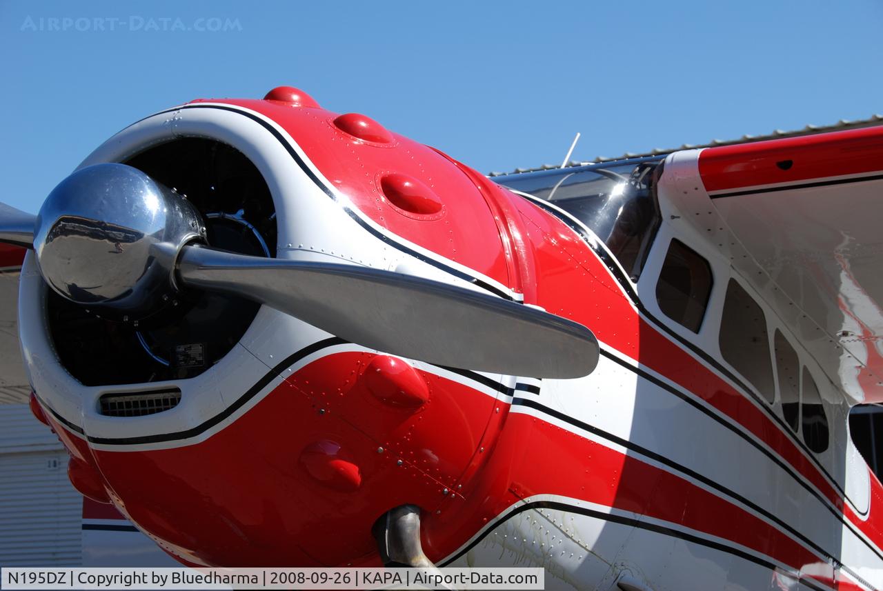 N195DZ, 1953 Cessna 195B Businessliner C/N 16077, Parked at APA.