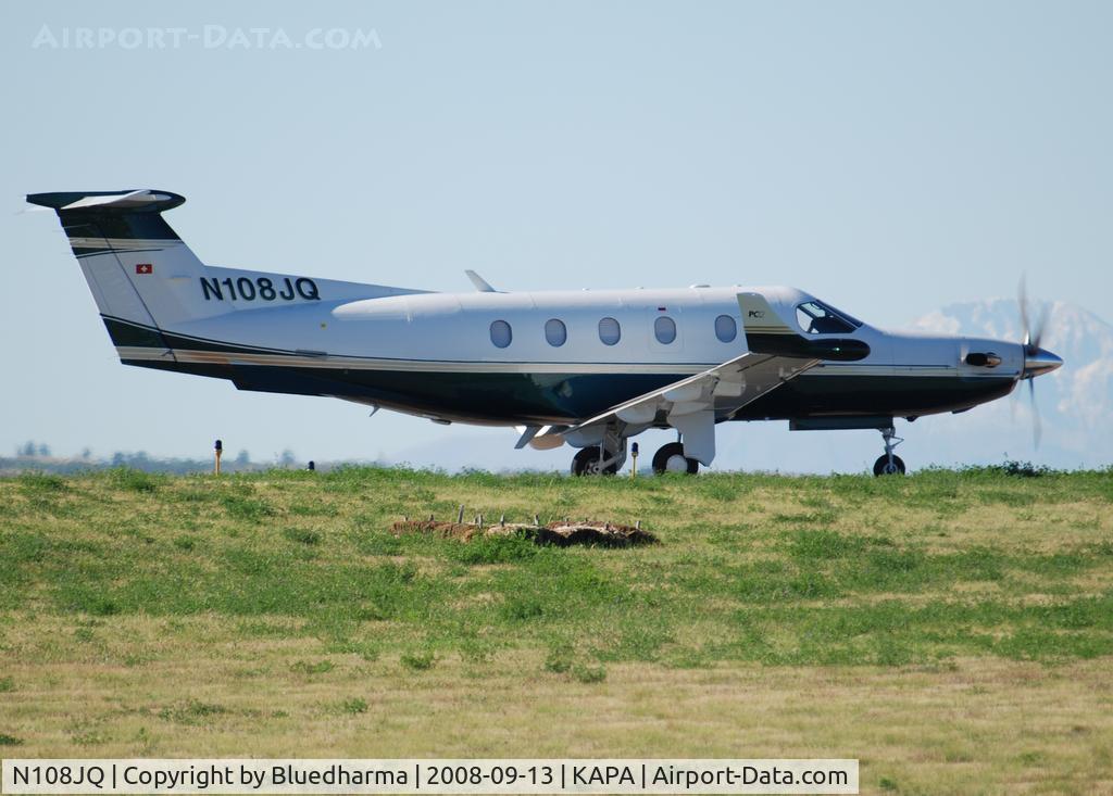 N108JQ, 1998 Pilatus PC-12/45 C/N 209, Position and Hold for 17L.