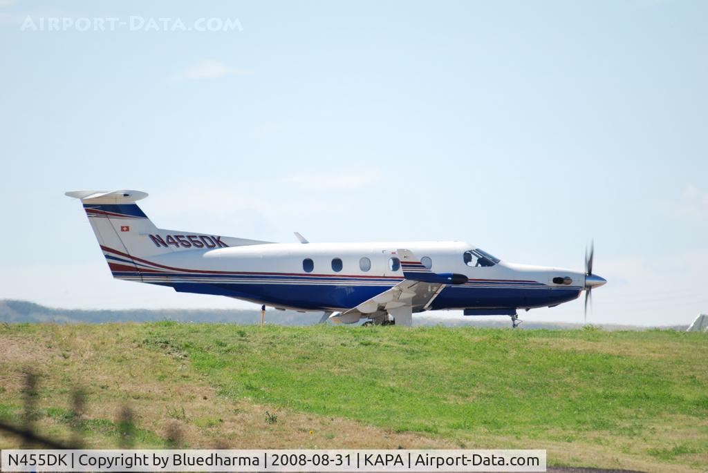 N455DK, 1998 Pilatus PC-12/45 C/N 194, Position and Hold for 17L.