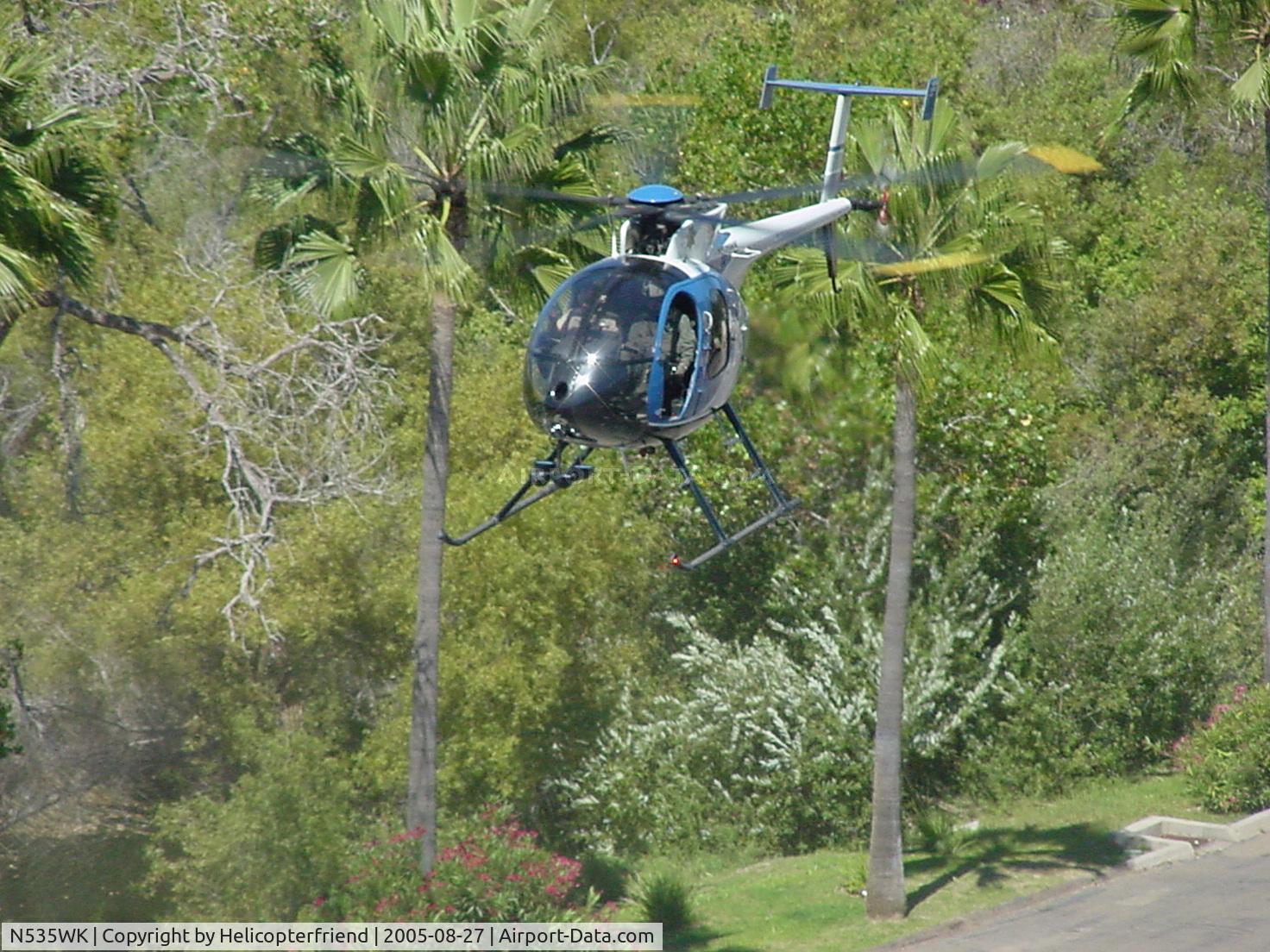 N535WK, MD Helicopters 369FF C/N 0138FF, San Diego Sheriff's lift off from CRPOA 2005