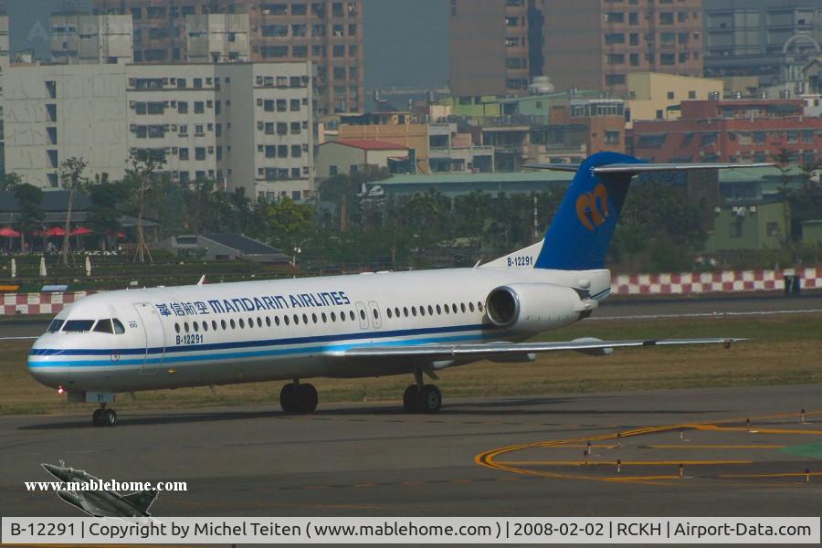 B-12291, 1995 Fokker 100 (F-28-0100) C/N 11500, Mandarin Airlines