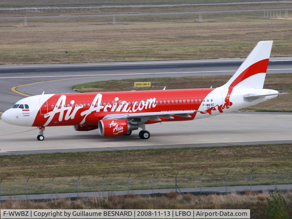 F-WWBZ, 2008 Airbus A320-216 C/N 3648, New A320-216 for Air Asia Indonesia