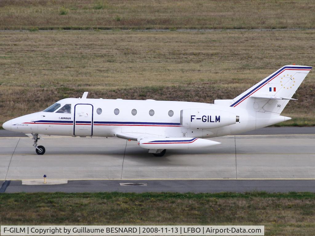 F-GILM, 1976 Aerospatiale SN-601 Corvette C/N 32, Taking off 14R
