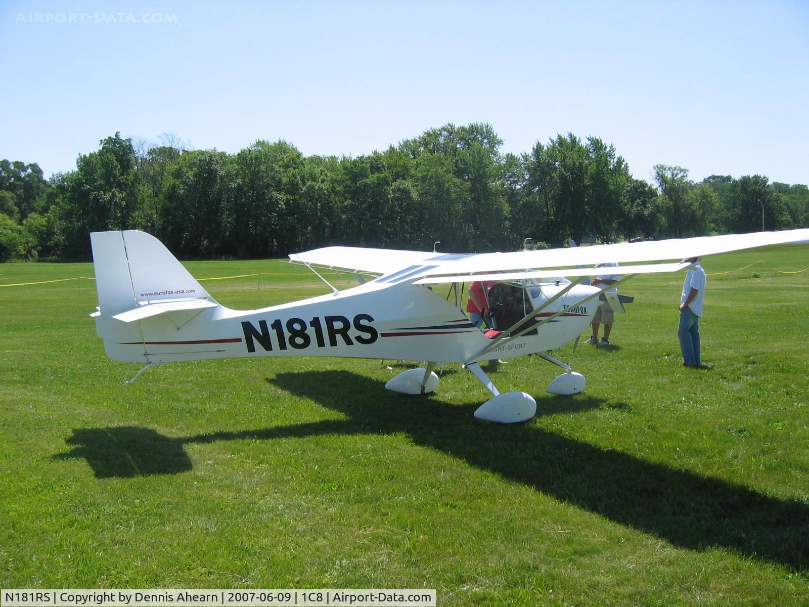 N181RS, 2007 Aeropro Eurofox LSA C/N 21307, Cottonwood Airport,Rockford,IL