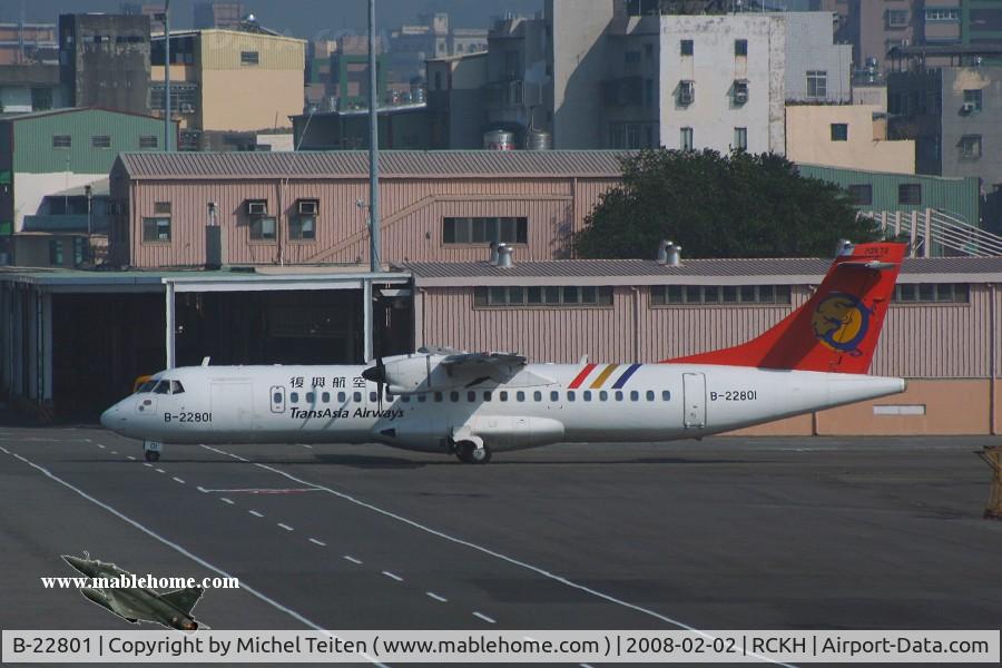 B-22801, 1997 ATR 72-212 C/N 517, Transasia Airways