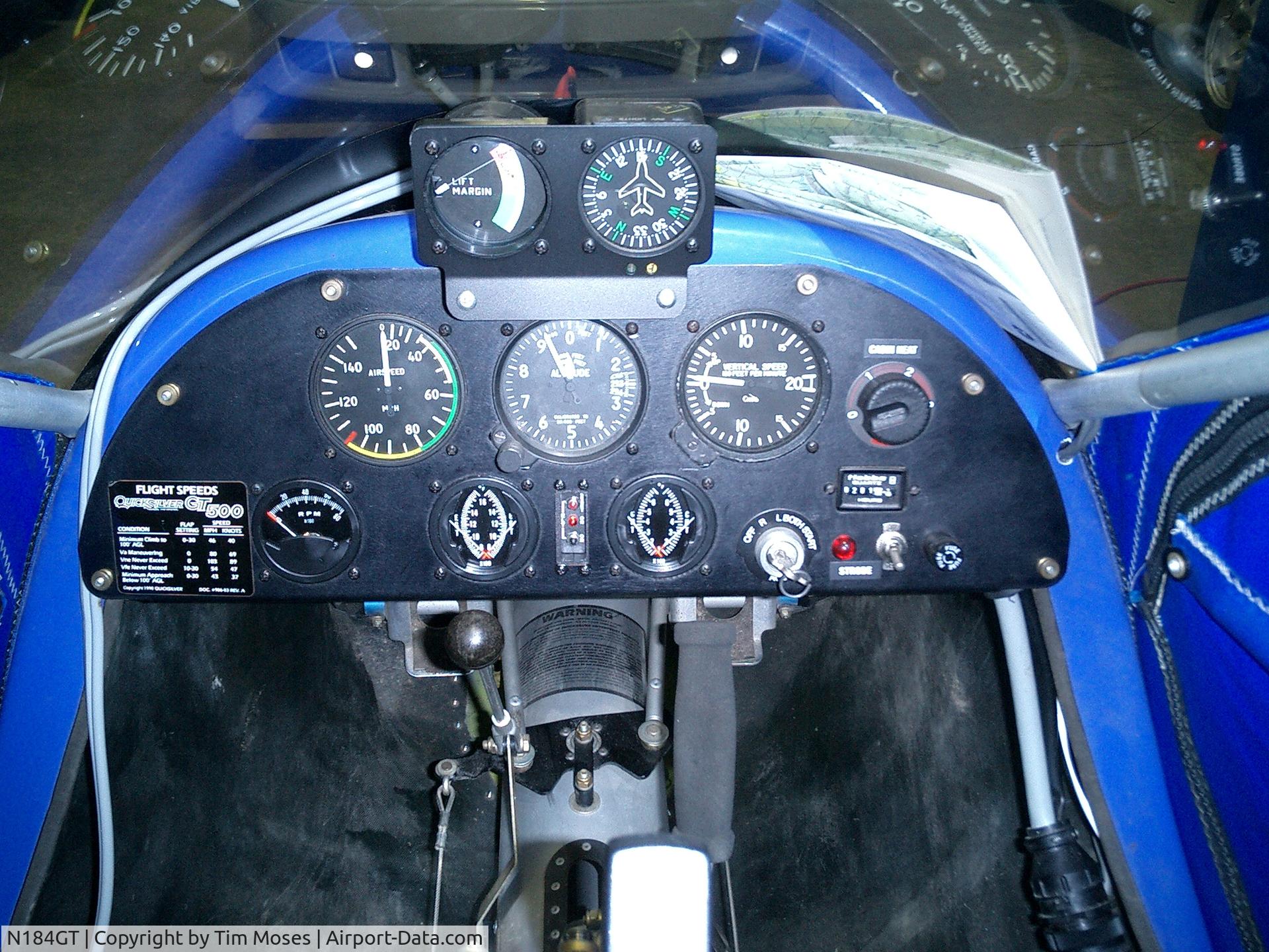N184GT, Quicksilver GT-500 C/N GT5000184, Instrument Panel