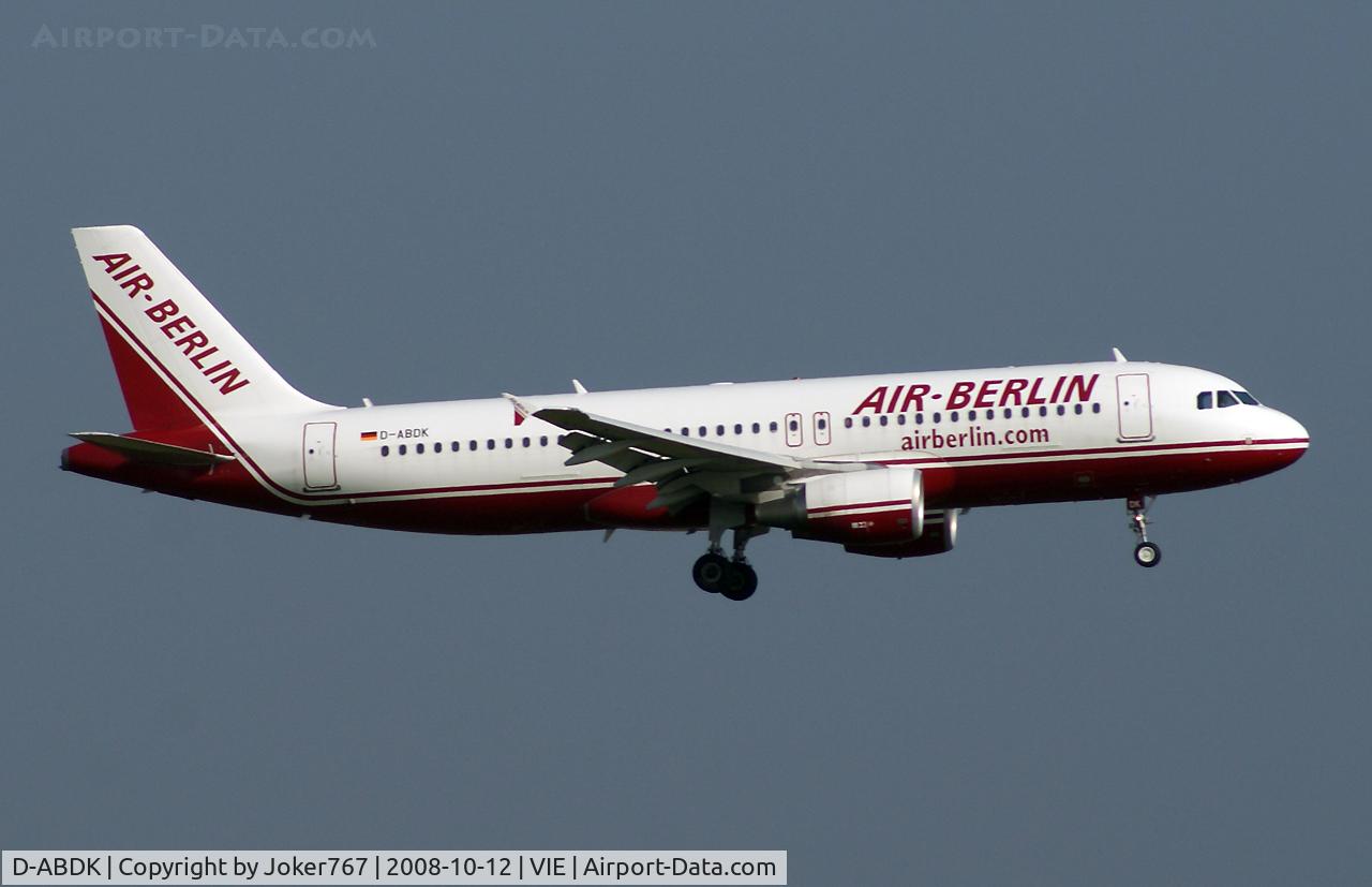 D-ABDK, 2006 Airbus A320-214 C/N 2968, Air Berlin Airbus A320-214