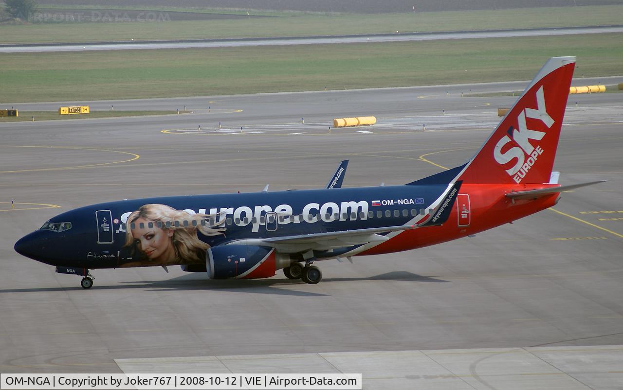 OM-NGA, 2006 Boeing 737-76N C/N 32684, SkyEurope Airlines Boeing 737-76N(WL)