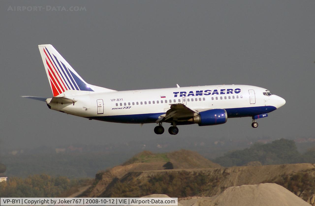 VP-BYI, 1998 Boeing 737-524 C/N 28921, Transaero Airlines Boeing 737-524