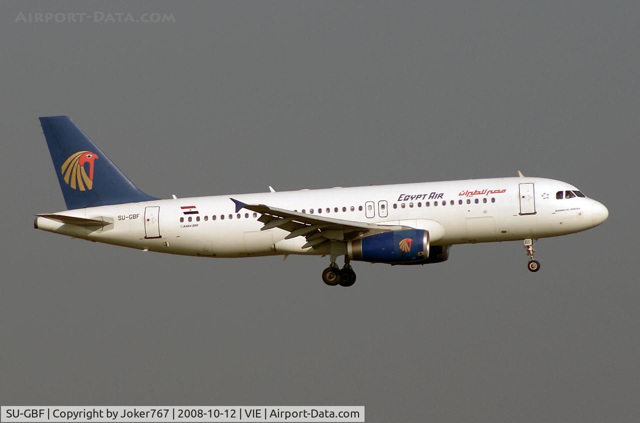 SU-GBF, 1992 Airbus A320-231 C/N 351, Egypt Air Airbus A320-231