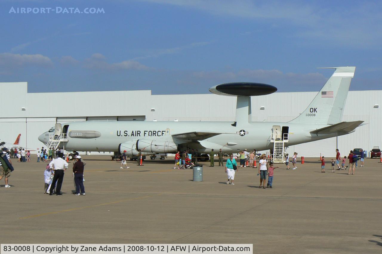 83-0008, 1983 Boeing E-3C C/N 22836, At the 2008 Alliance Airshow