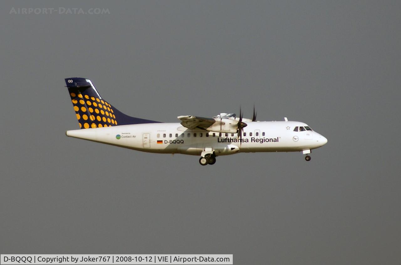 D-BQQQ, 1999 ATR 42-500 C/N 584, Lufthansa Regional (Contact Air) Aérospatiale ATR-42-512