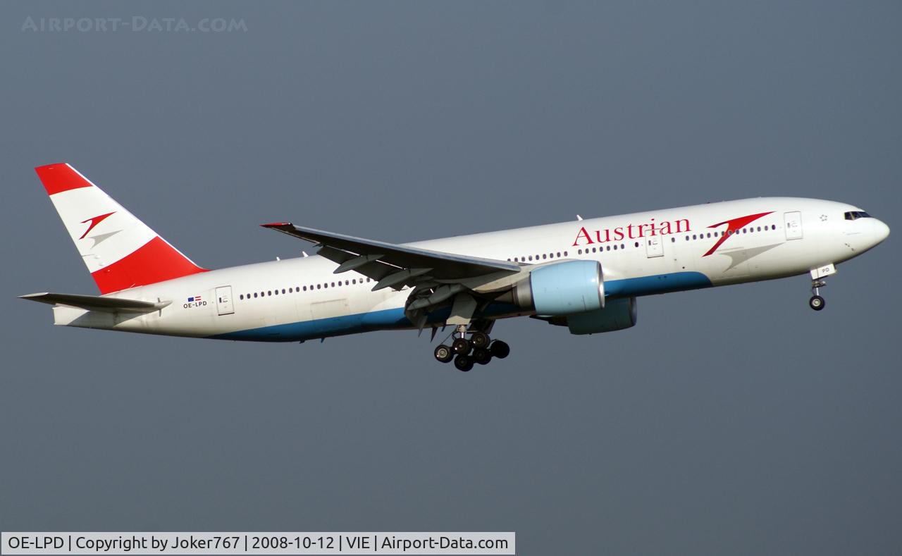OE-LPD, 2006 Boeing 777-2Z9/ER C/N 35960, Austrian Airlines Boeing 777-2B8(ER)