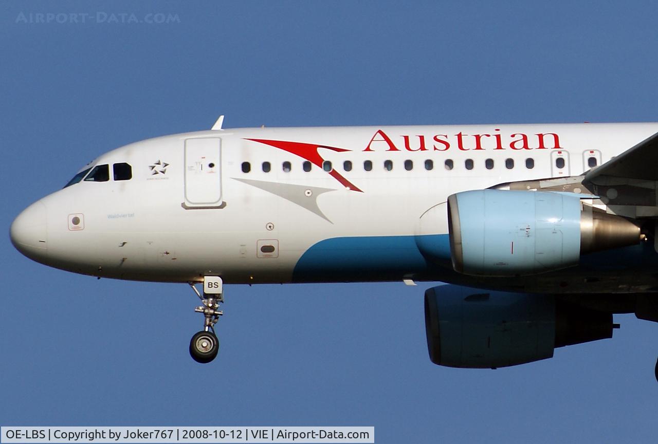 OE-LBS, 2000 Airbus A320-214 C/N 1189, Austrian Airlines Airbus A320-214