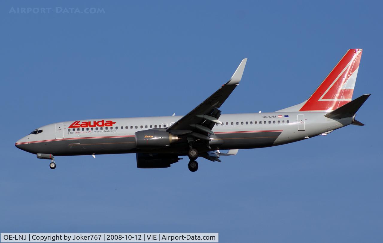 OE-LNJ, 1998 Boeing 737-8Z9 C/N 28177, Lauda Air Boeing 737-8Z9(WL)