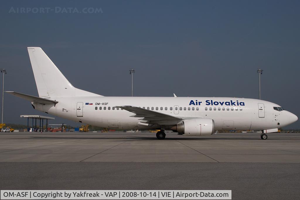 OM-ASF, 1986 Boeing 737-306 C/N 23544, Air Slovakia Boeing 737-300