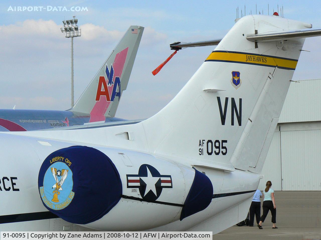91-0095, 1991 Beechcraft T-1A Jayhawk C/N TT-36, At the 2008 Alliance Airshow