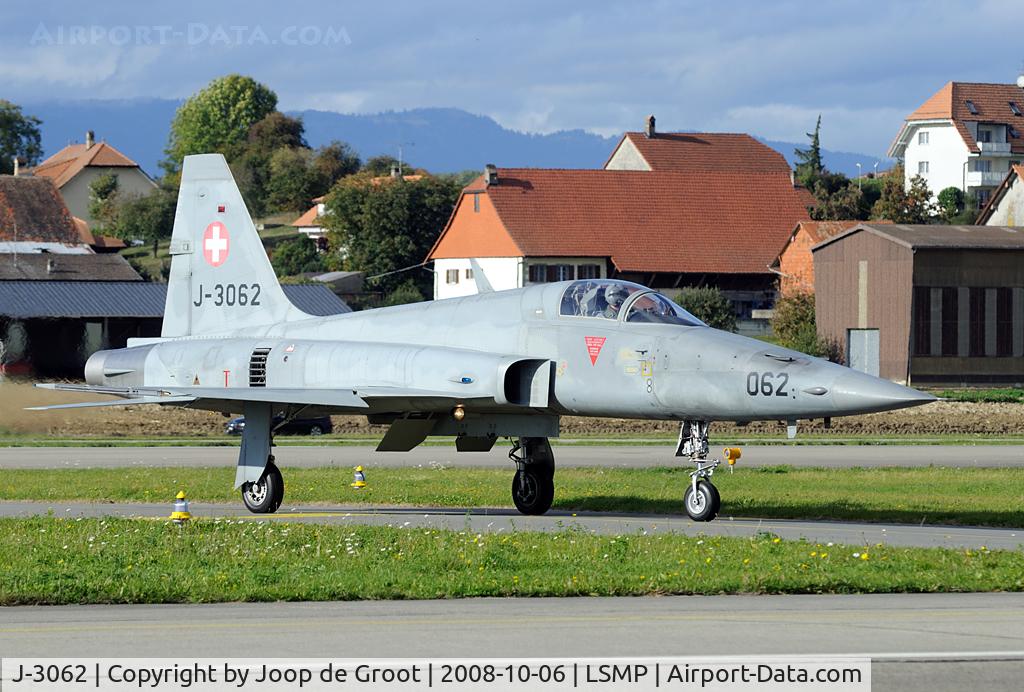 J-3062, 1983 Northrop F-5E Tiger II C/N L.1062, seen on its home base Payerne