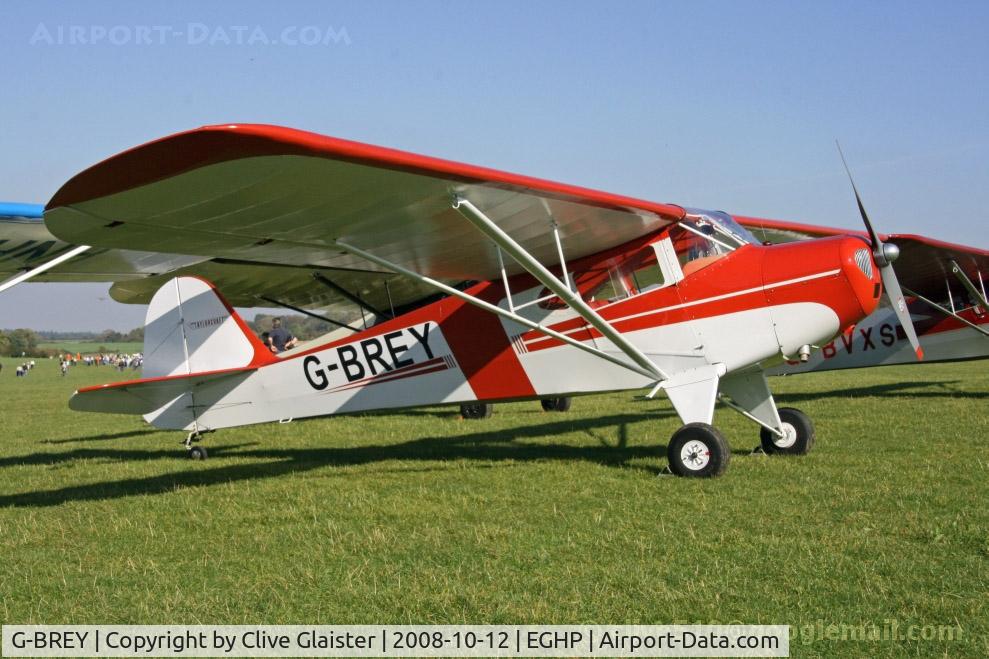 G-BREY, 1946 Taylorcraft BC-12D Twosome C/N 7299, Registered Owner: TRUSTEE OF: BREY GROUP - Ex: NC43640 > N43640 >