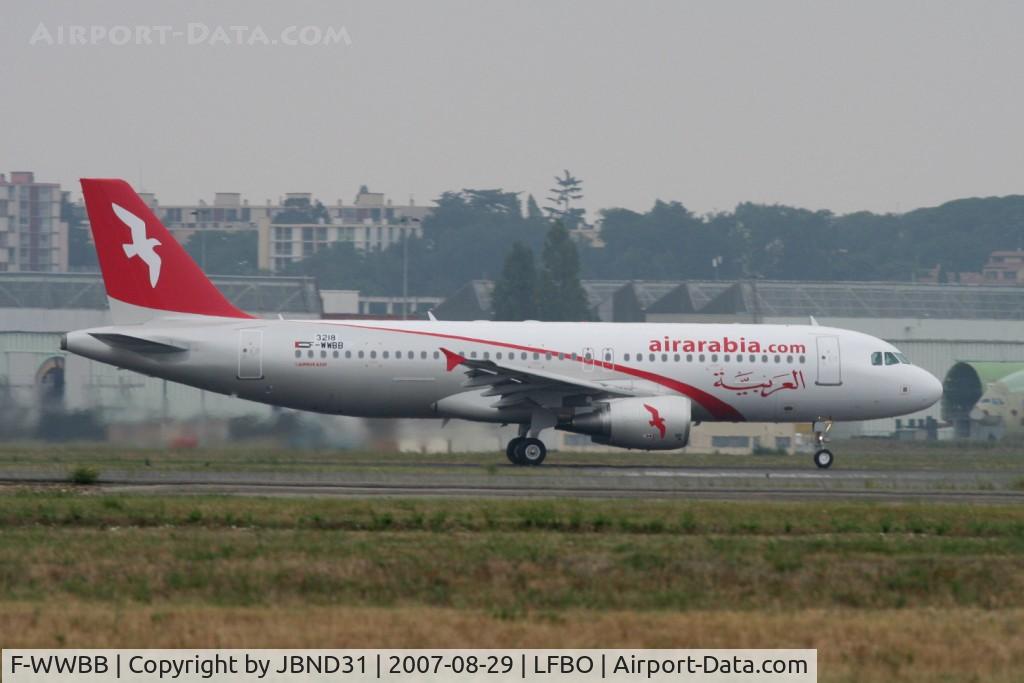 F-WWBB, 2007 Airbus A320-214 C/N 3218, A320-214 N° 3218