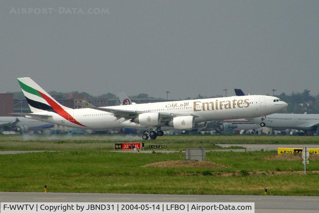 F-WWTV, 2004 Airbus A340-541 C/N 572, A340-541
