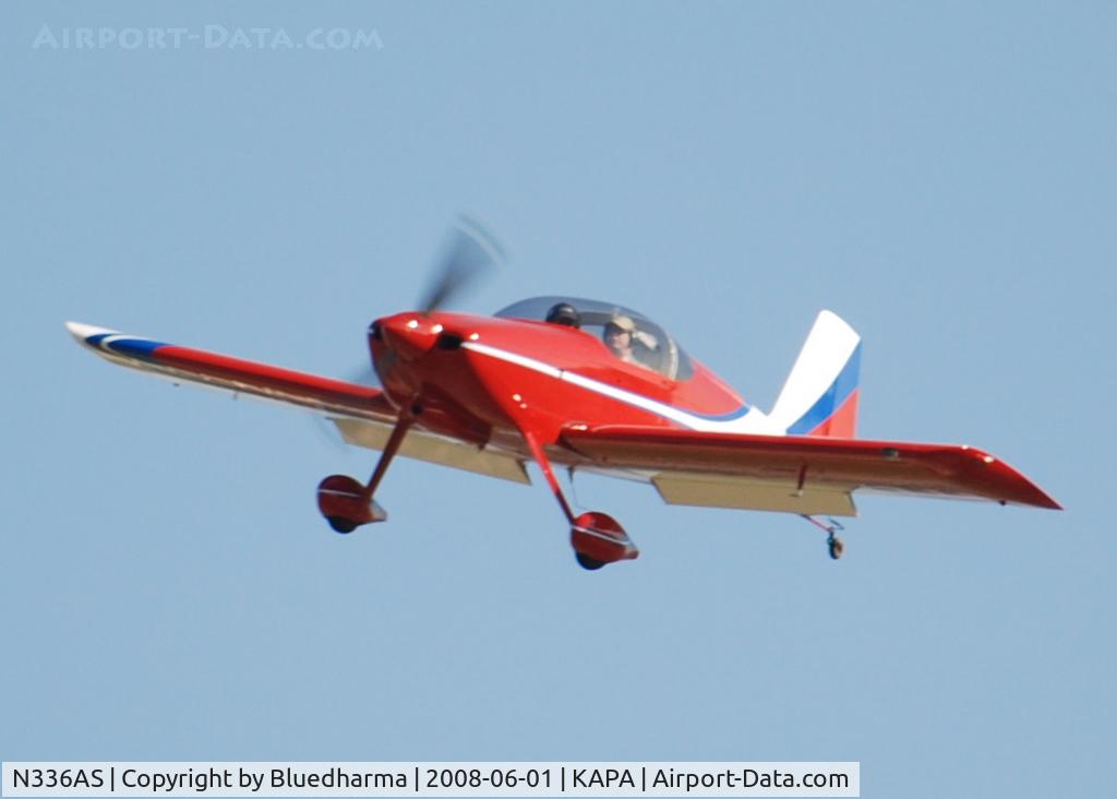 N336AS, 2005 Vans RV-6 C/N 22336, On approach to 17L.