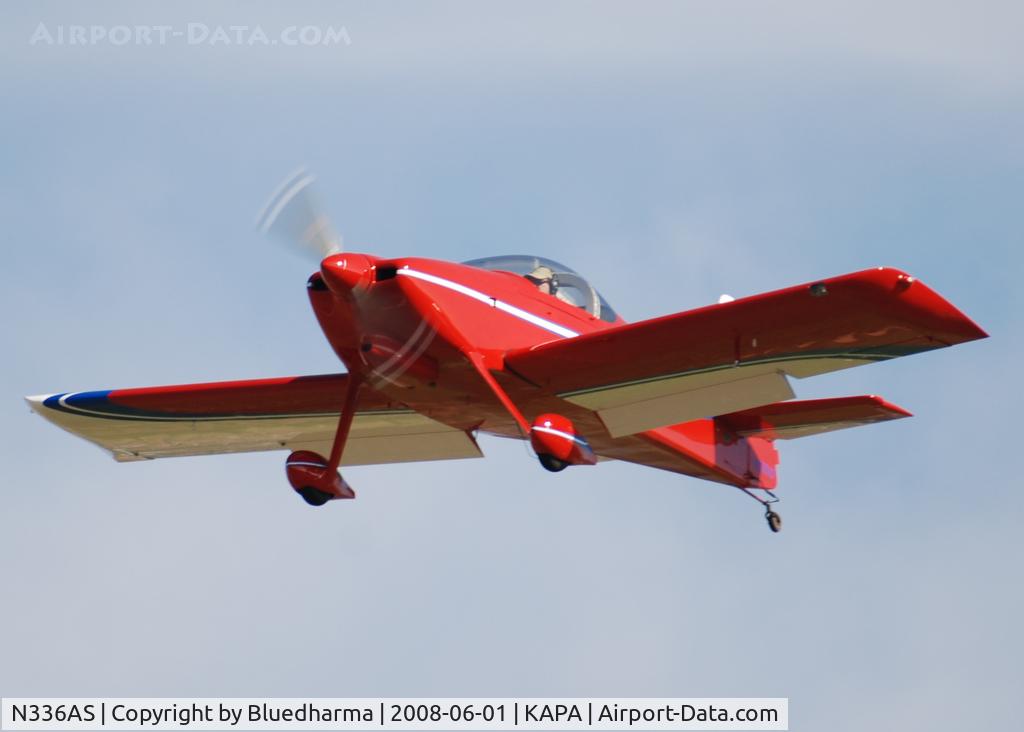 N336AS, 2005 Vans RV-6 C/N 22336, On approach to 17L.