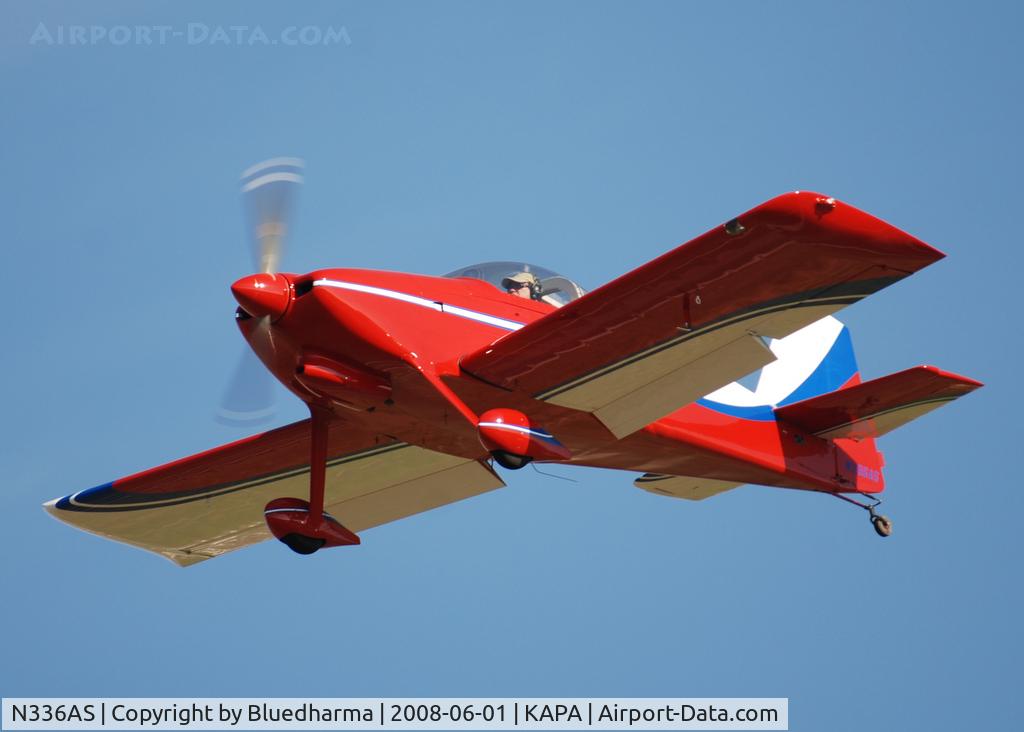 N336AS, 2005 Vans RV-6 C/N 22336, On approach to 17L.