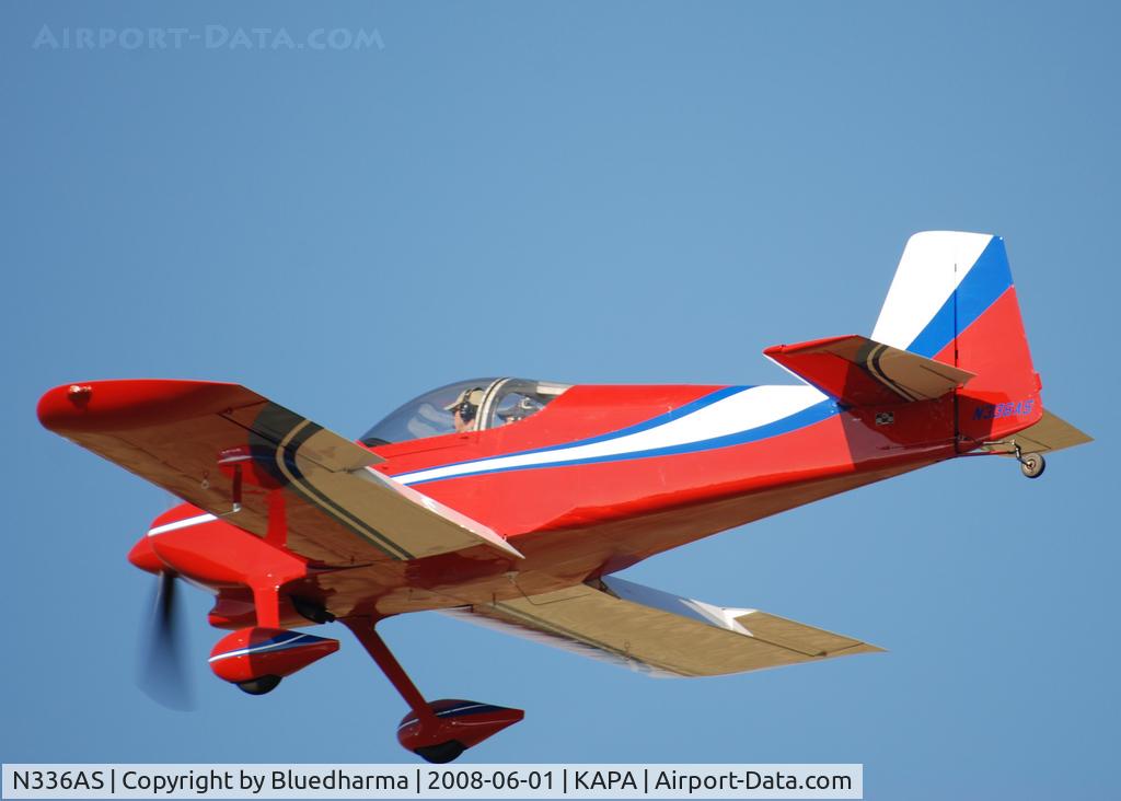 N336AS, 2005 Vans RV-6 C/N 22336, On approach to 17L.