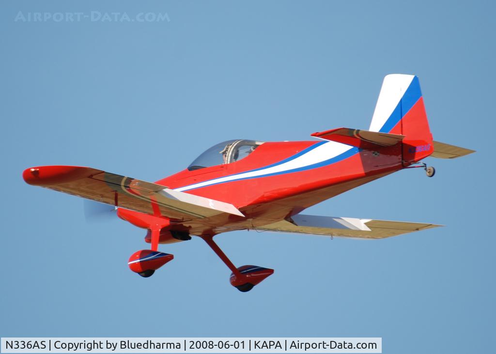 N336AS, 2005 Vans RV-6 C/N 22336, On approach to 17L.