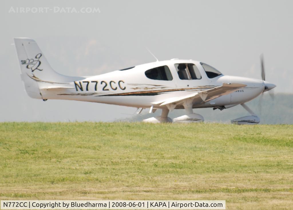 N772CC, 2005 Cirrus SR22 C/N 1539, Position and Hold for 17L.