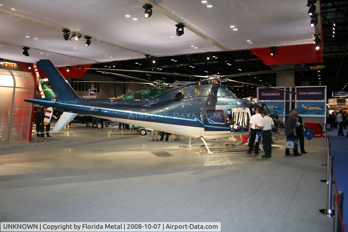 UNKNOWN, Helicopters Various C/N unknown, Unregistered August A119 Koala at Orange County Convention Center