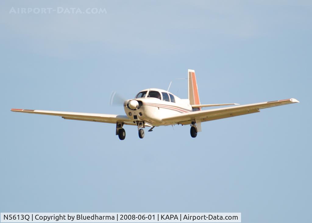 N5613Q, 1965 Mooney M20C Ranger C/N 3005, On final approach to 17L.