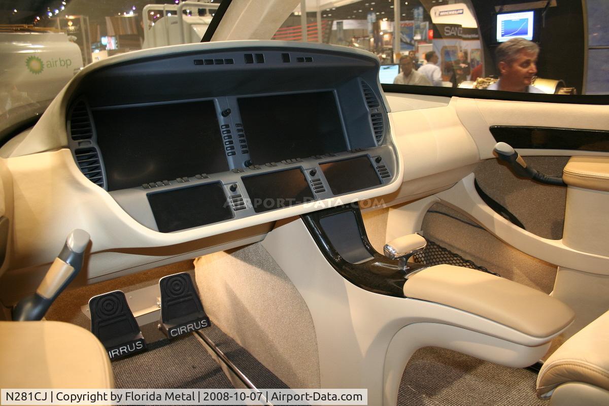 N281CJ, 2008 Cirrus SF50 Vision C/N Not found N281CJ, Cirrus Vision SJ50 at NBAA Orlando