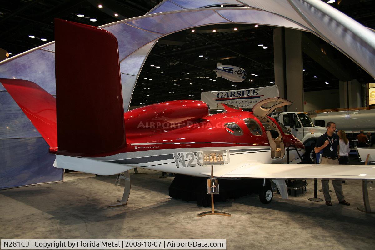 N281CJ, 2008 Cirrus SF50 Vision C/N Not found N281CJ, Cirrus Vision SJ50 at NBAA Orlando