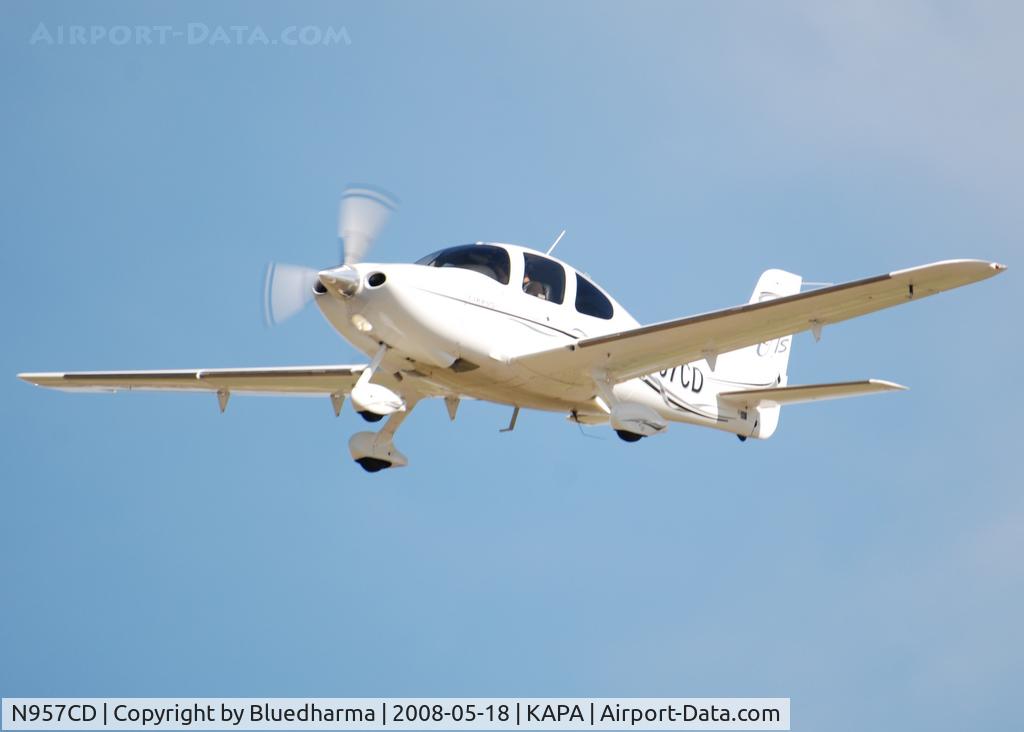 N957CD, 2006 Cirrus SR22 C/N 1835, On Final Approach to 17L.