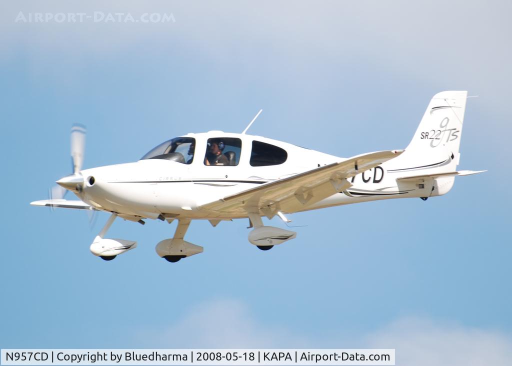 N957CD, 2006 Cirrus SR22 C/N 1835, On Final Approach to 17L.
