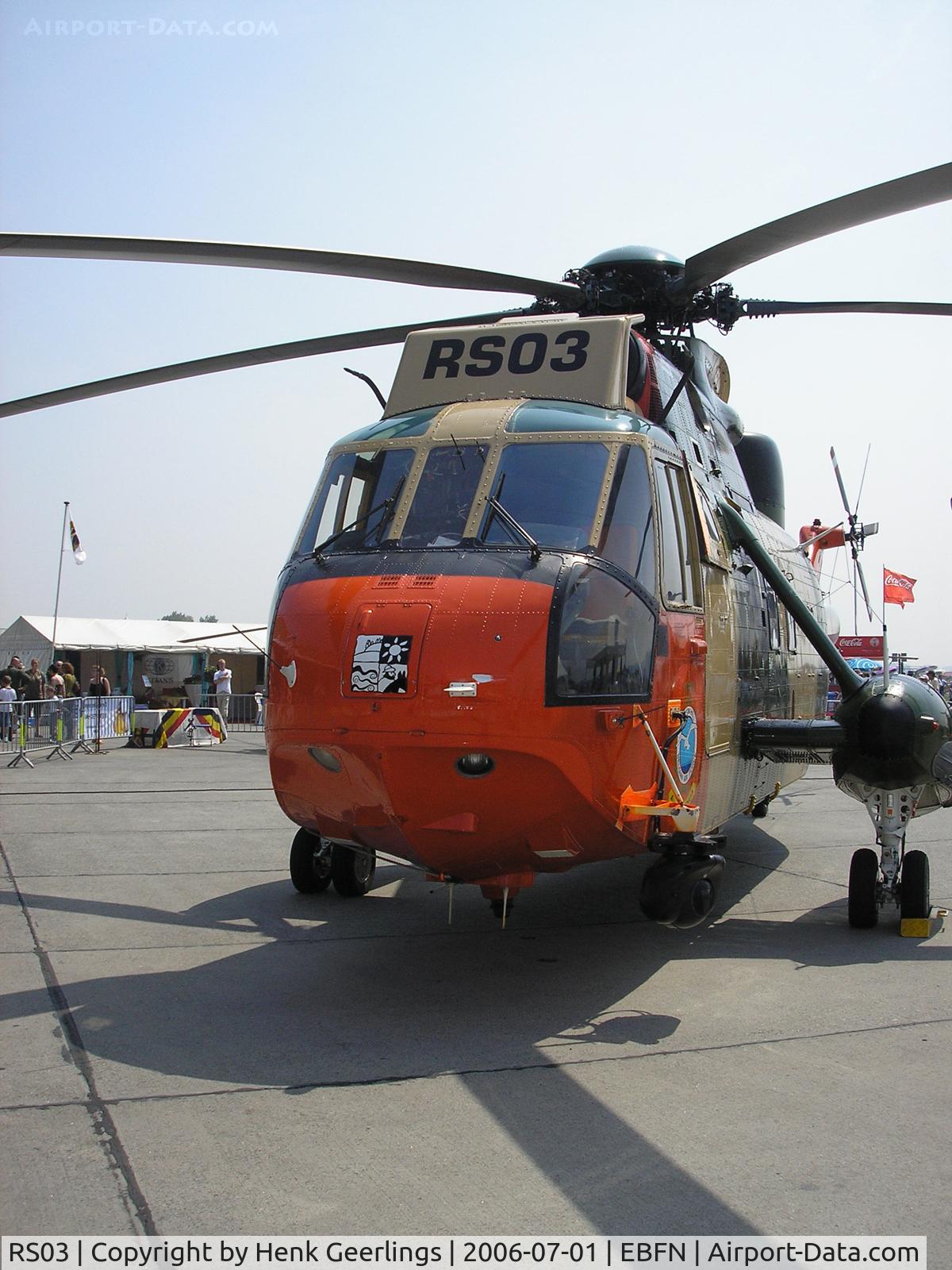 RS03, 1976 Westland Sea King Mk.48 C/N WA833, Belgian Defence Day - Koksijde 2006