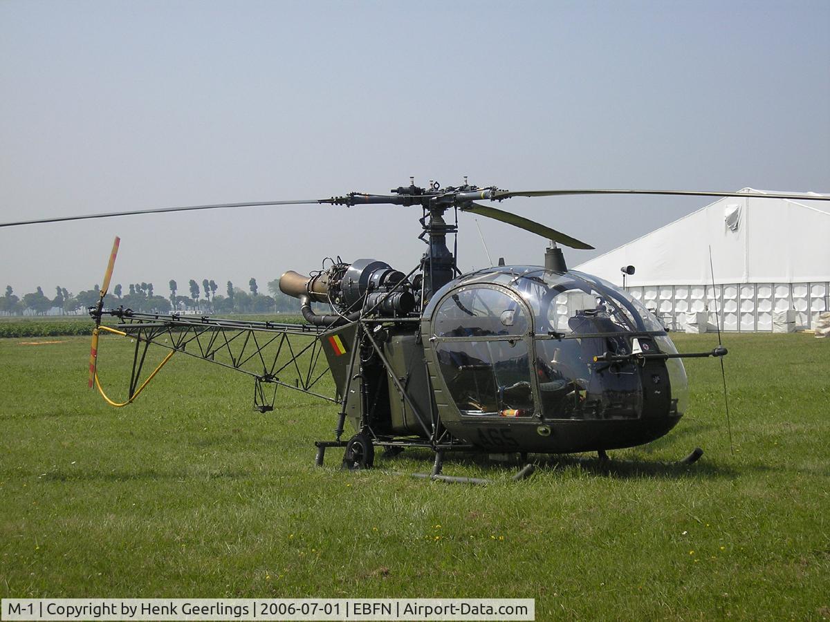 M-1, 1981 Sud Aviation SA-316B Alouette III C/N 1812, Belgian Defence Day - Koksijde 2006 / Belgian Navy