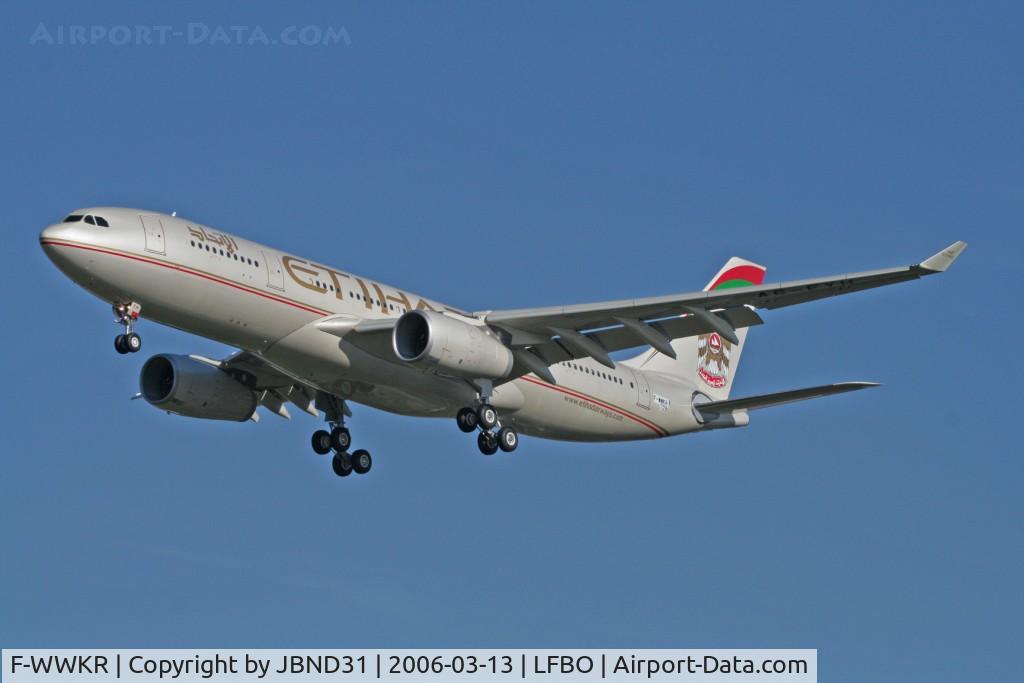 F-WWKR, 2006 Airbus A330-243 C/N 729, A330-243 N° 729