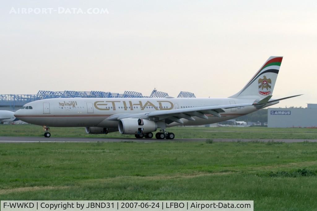 F-WWKD, 2007 Airbus A330-243 C/N 824, A330-243 N° 824