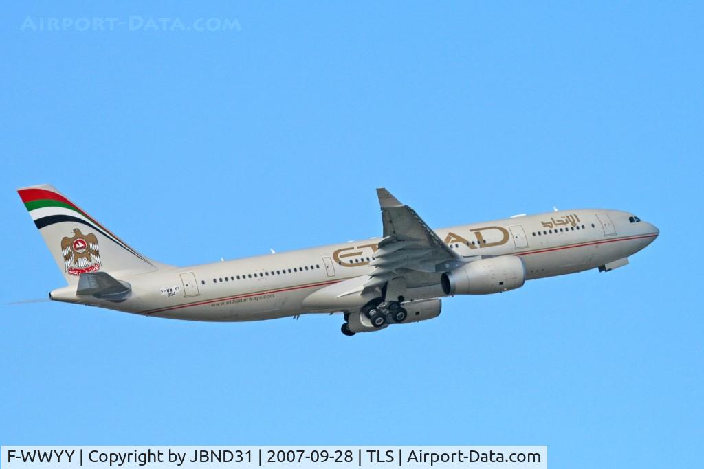 F-WWYY, 2007 Airbus A330-243 C/N 854, A330-243 N° 854