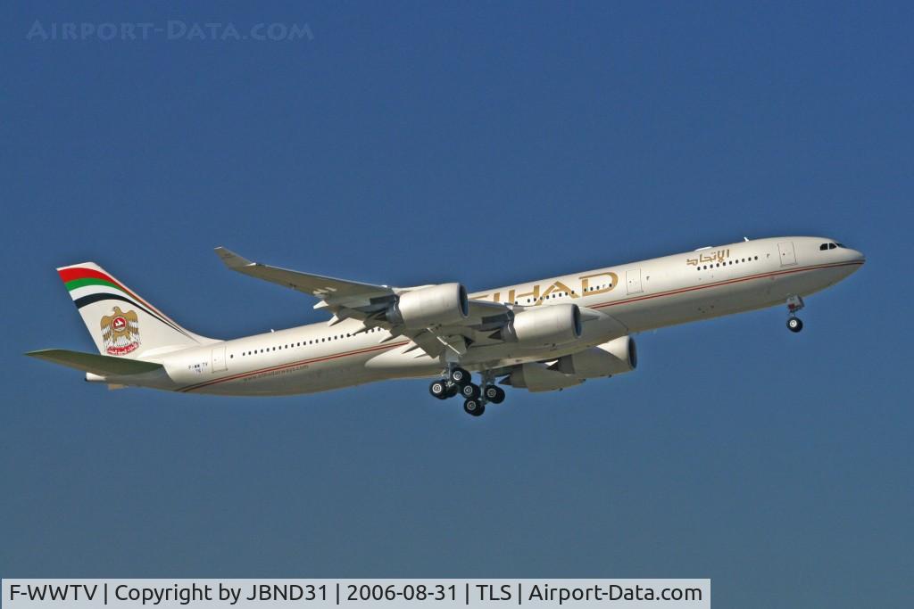 F-WWTV, 2006 Airbus A340-541 C/N 761, A340-541 N° 761