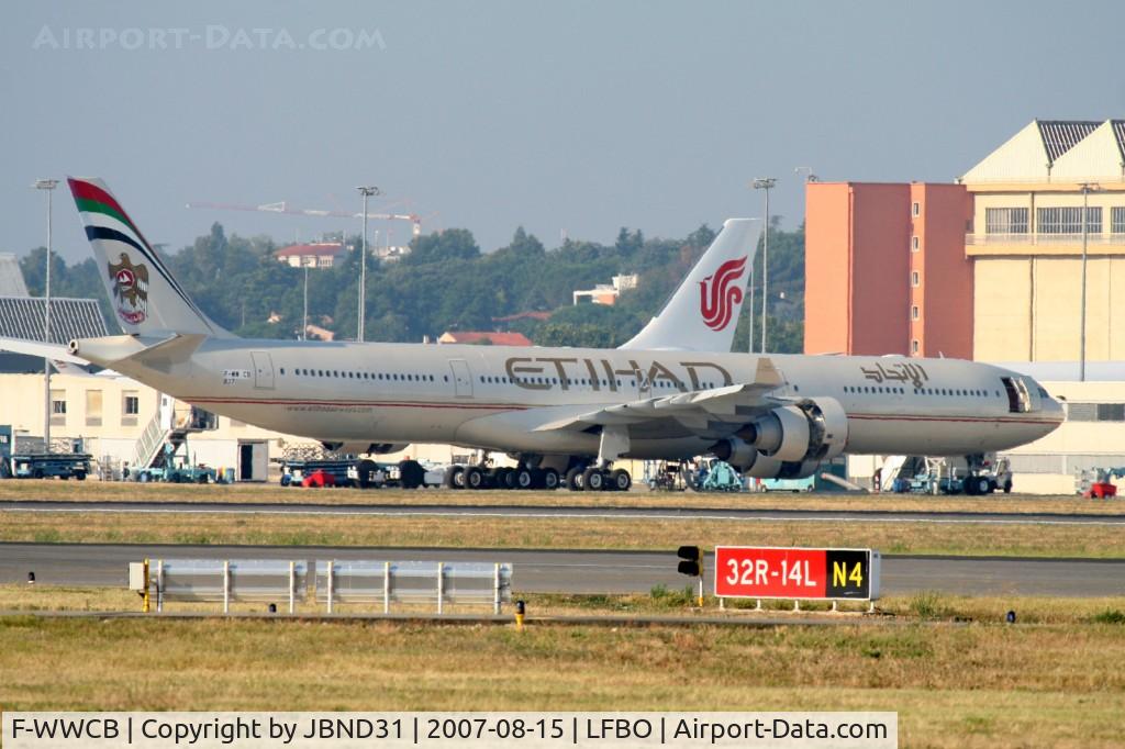 F-WWCB, 2007 Airbus A340-642X C/N 837, A340-642 N° 837