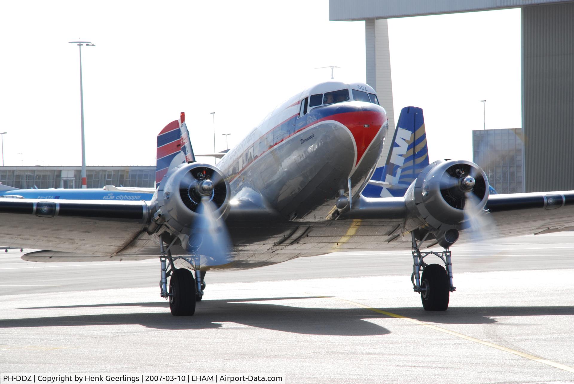 PH-DDZ, 1943 Douglas DC-3C-S1C3G (C-47A) C/N 19754, Schiphol East , 25 years Dutch Dakota Association