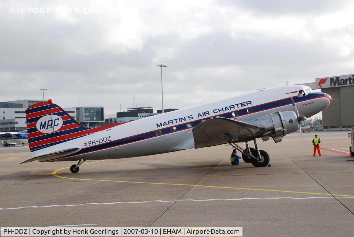 PH-DDZ, 1943 Douglas DC-3C-S1C3G (C-47A) C/N 19754, Schiphol East , 25 years Dutch Dakota Association