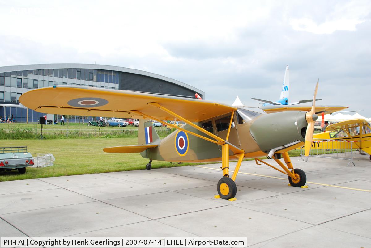 PH-FAI, 1939 Fairchild UC-61A Argus II (24W-41A) C/N 418, Aviodrome Oldtimer Fly In 2007