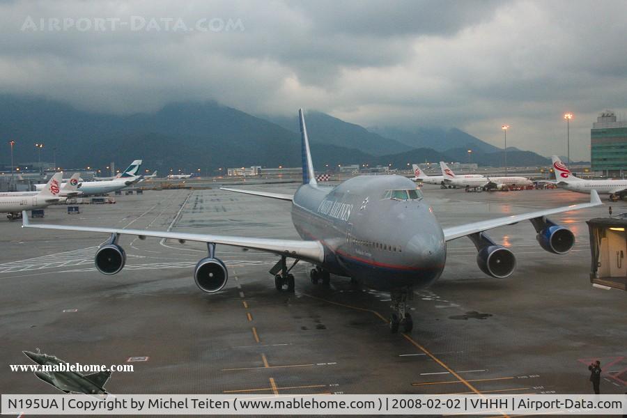 N195UA, 1997 Boeing 747-422 C/N 26899, United Airlines