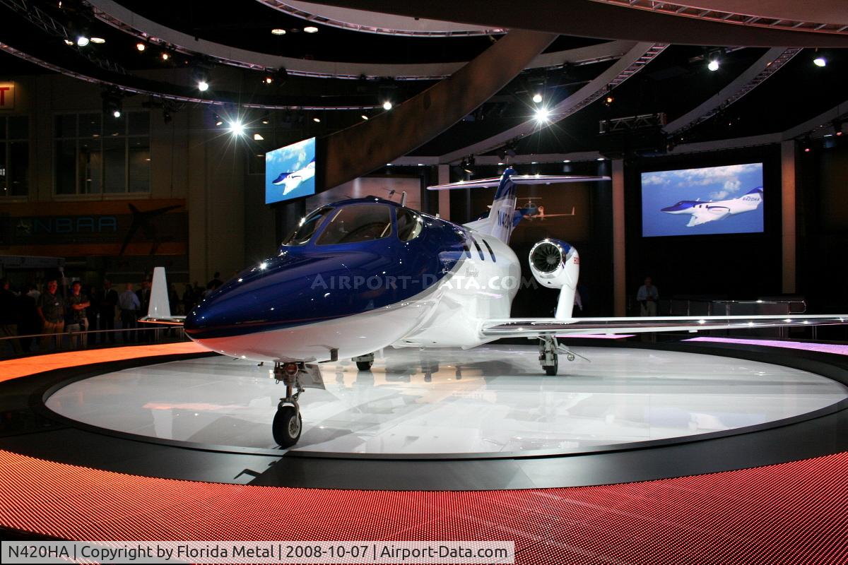 N420HA, 2003 Honda HA-420 HondaJet C/N P001, Honda HA-420 at NBAA Orlando