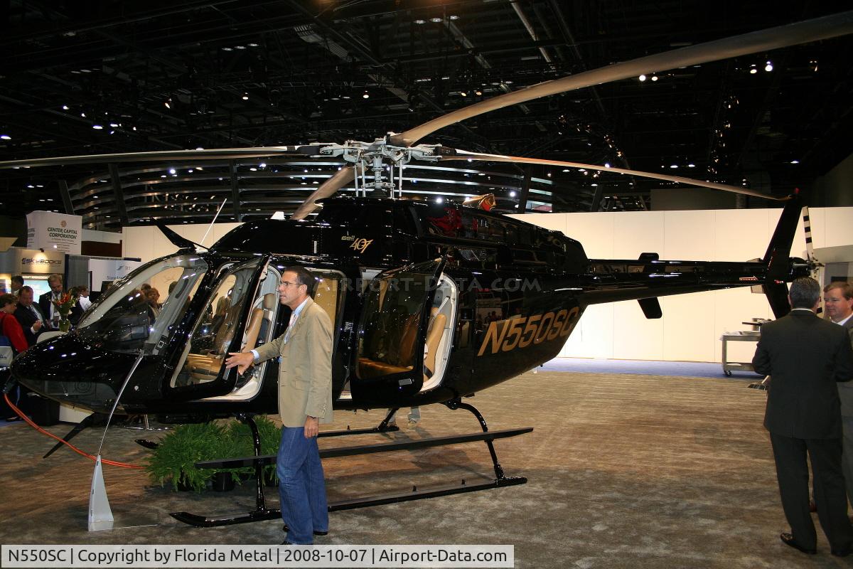 N550SC, 2005 Bell 407 C/N 53660, Bell 407 at NBAA Orlando